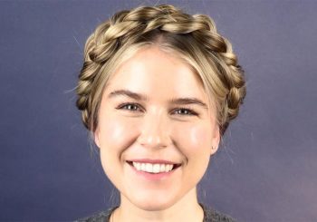 creating the crown braid